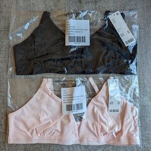Out From Under Camilla Knit Triangle Bralette Duo - XL